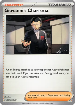Giovanni's Charisma