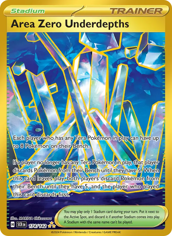 Area Zero Underdepths