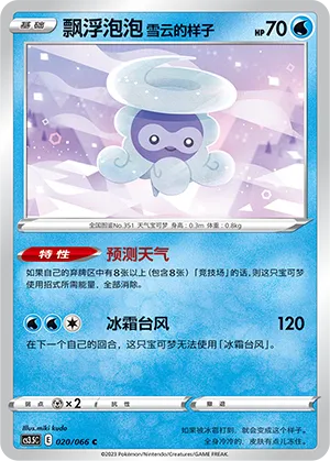 Castform Snowy Form