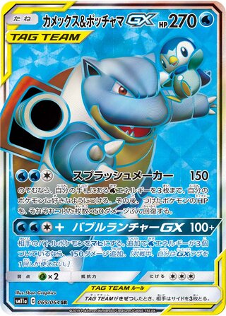 Blastoise & Piplup Gx