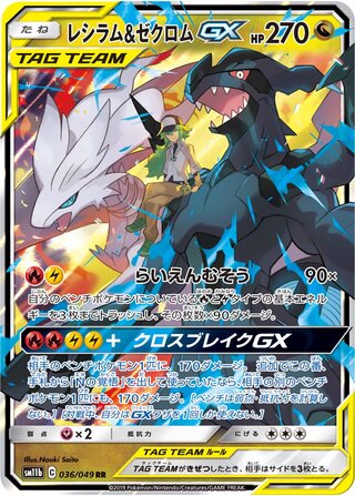 Reshiram & Zekrom Gx