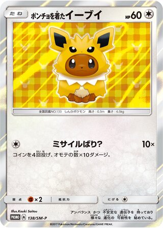 Poncho Wearing Eevee